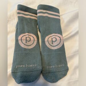 Pure Barre Sticky Socks Teal